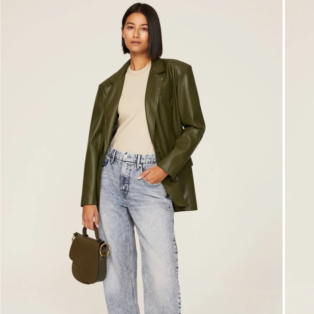 Blank NYC Olive Green Blazer
